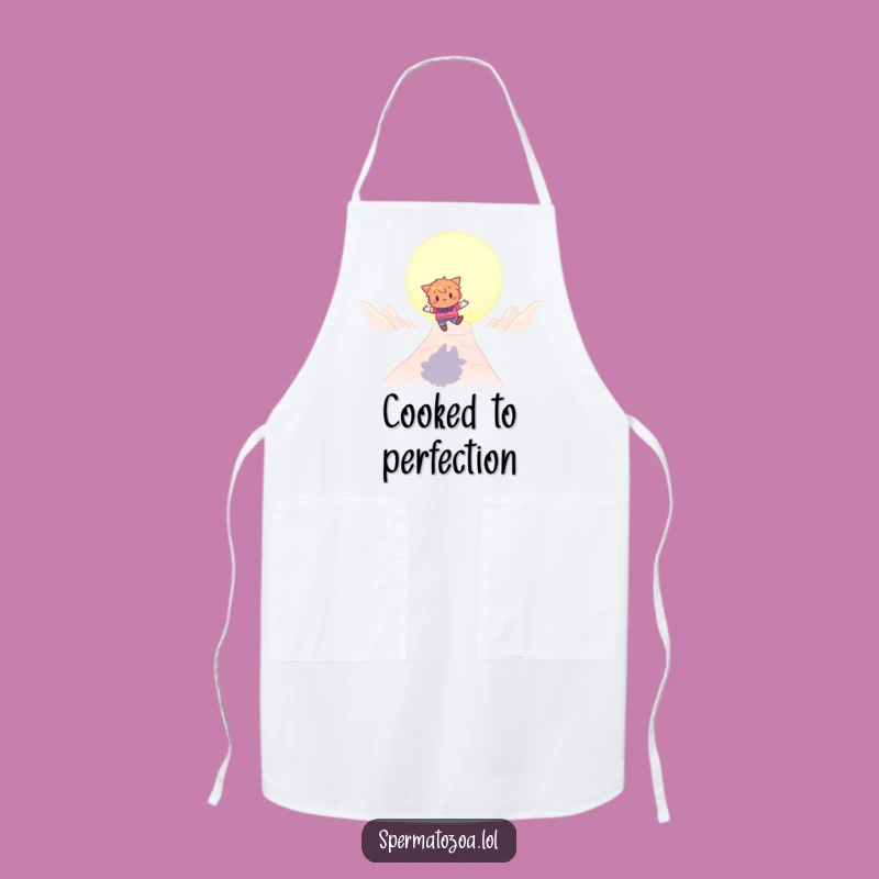 Funny Bouncing Character Apron: Cook with Playful Journey Spirit