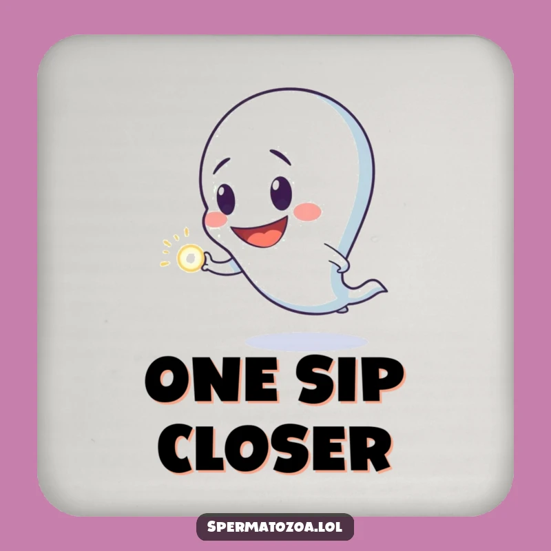 Funny Sperm Coasters: Goofy Sperm Protection, A Tiny But Mighty Funny Gift!