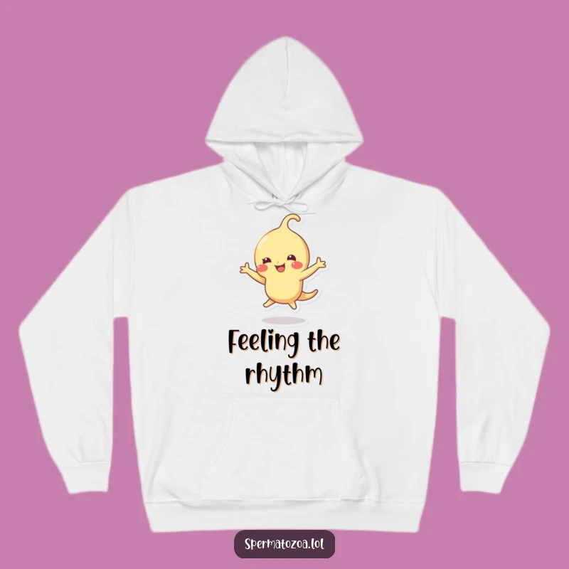 Cozy Funny Sperm Dance Hoodie: Stay Warm with Hilarious Moves!