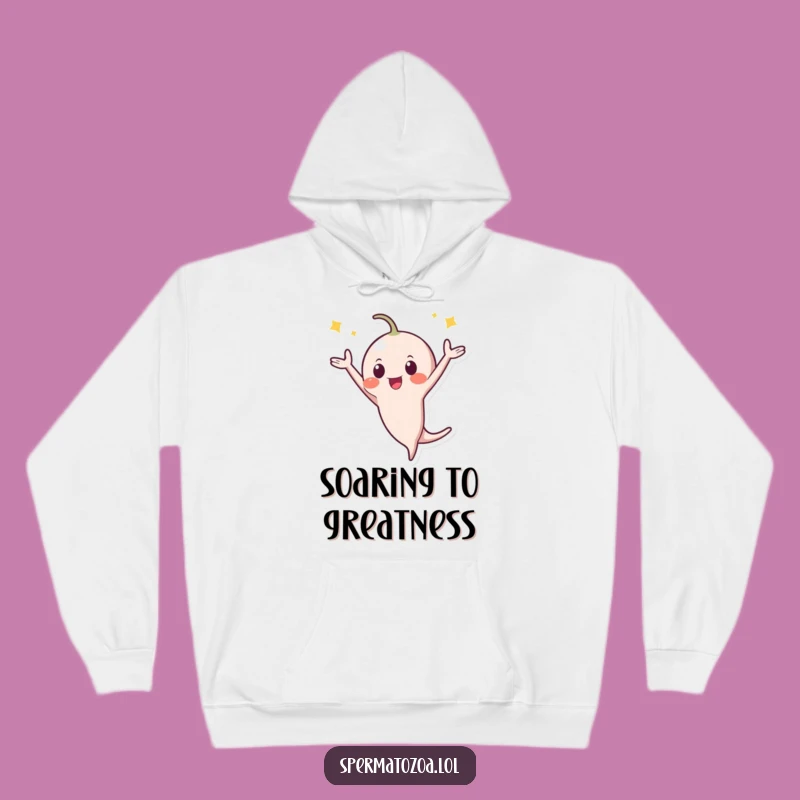 Funny Sperm Flip Hoodie: Stay Cozy While Celebrating Life's Journey