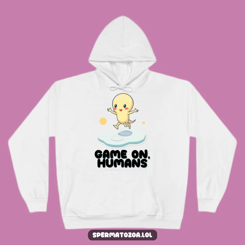 Funny Sperm Hopscotch Hoodie: Stay Cozy While Playing Life's Game
