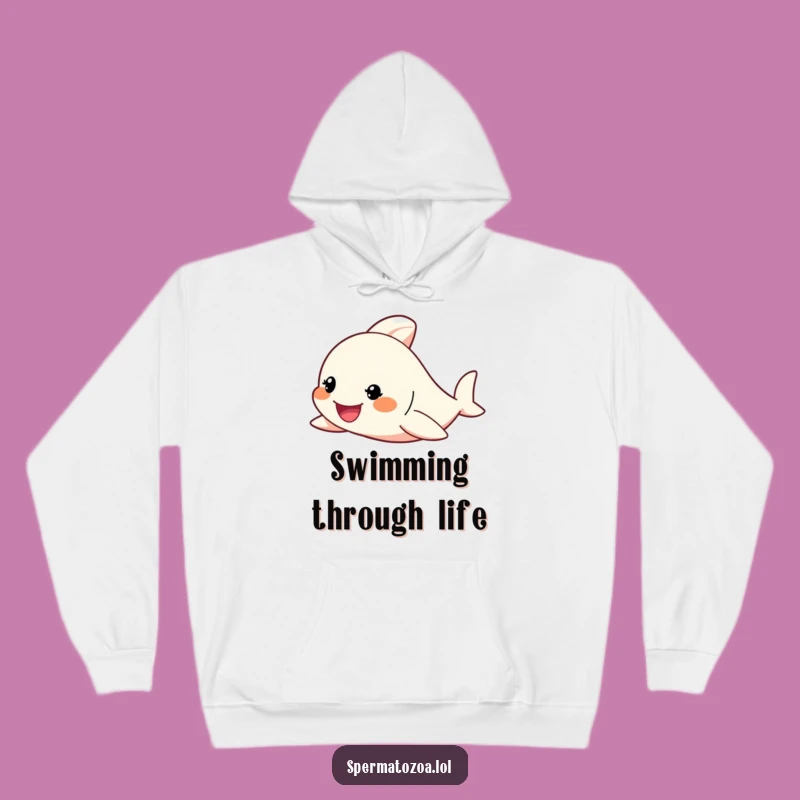 Funny Tiny Swimmer Hoodie: Stay Cozy Through Your Goals, A Warm Funny Gift!