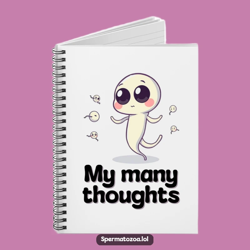 Funny Sperm Cell Juggling Notebook: Jot Down Ideas With Wacky Science!