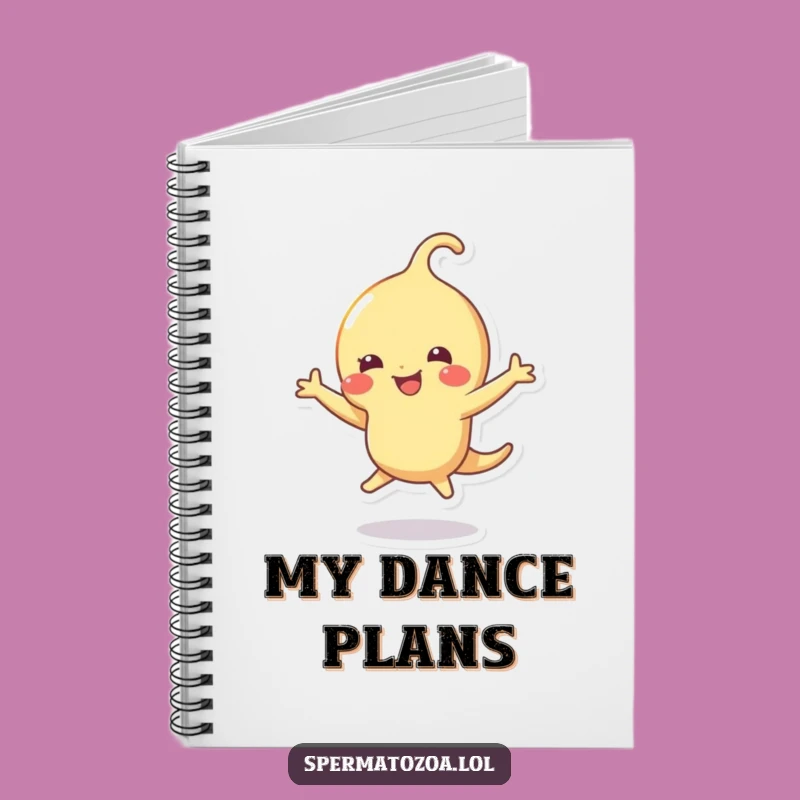 Funny Sperm Dance Notebook: Capture Your Moves with This Humorous Journal!