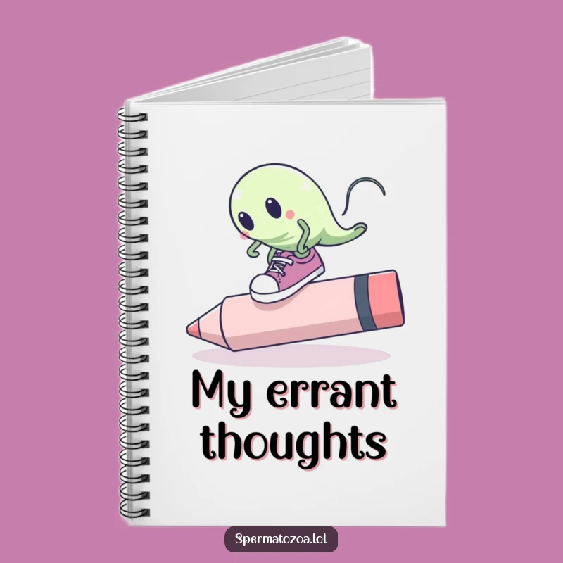 Funny Sperm Cell Tripping Notebook: Jot Down Ideas After Mishaps!